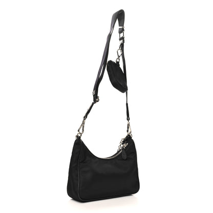 Prada Nylon Re-Edition 2005 Shoulder Bag Black 3 of 10