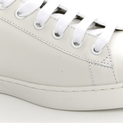 Gucci Calfskin Interlocking G Perforated Mens Ace Sneakers 9 White Grey Sky 11 of 11