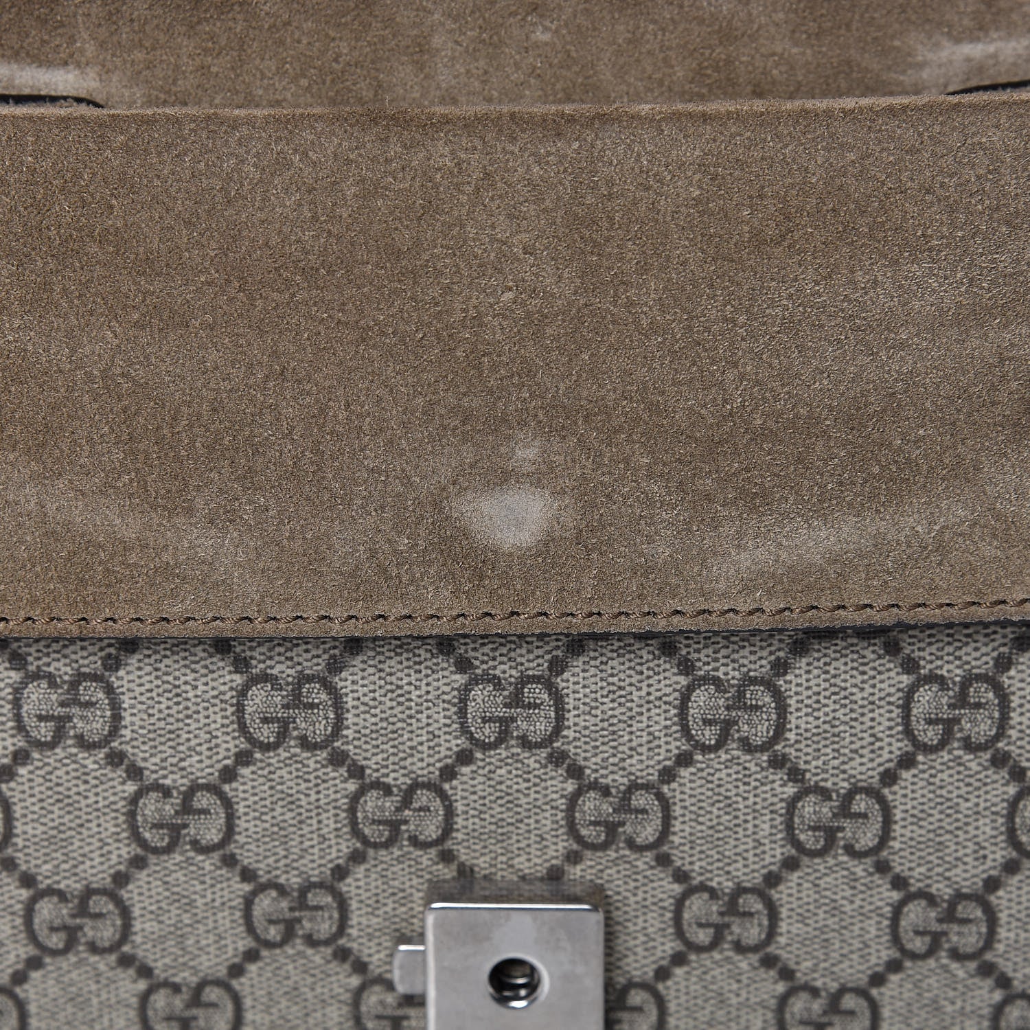Gucci GG Supreme Monogram Mini Dionysus Shoulder Bag Taupe 10 of 11