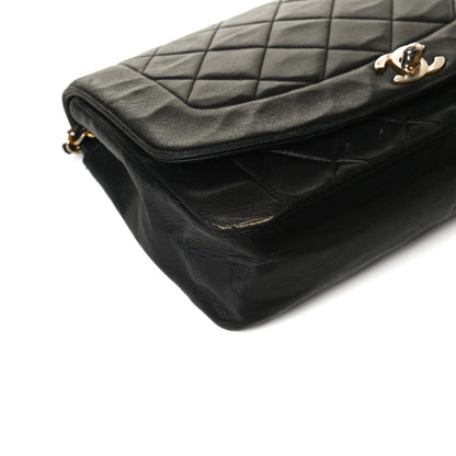 Chanel Lambskin Quilted Small Single Flap Black 18 of 21