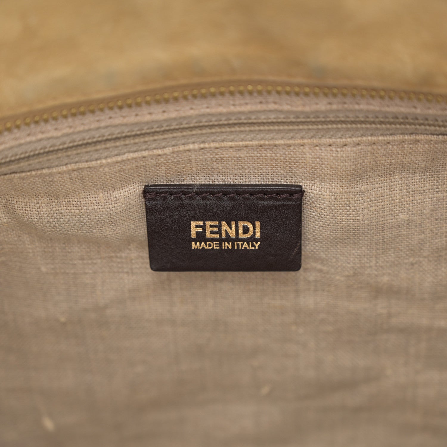 Fendi Pequin Cuoio Vegetale Medium Roll Tote Tobacco Rosso Blue 6 of 16