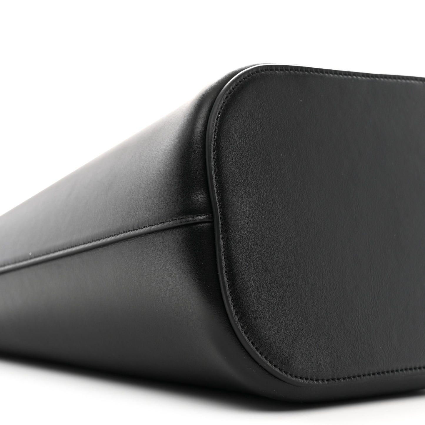 Smooth Calfskin Triomphe Small Louise Bag Black