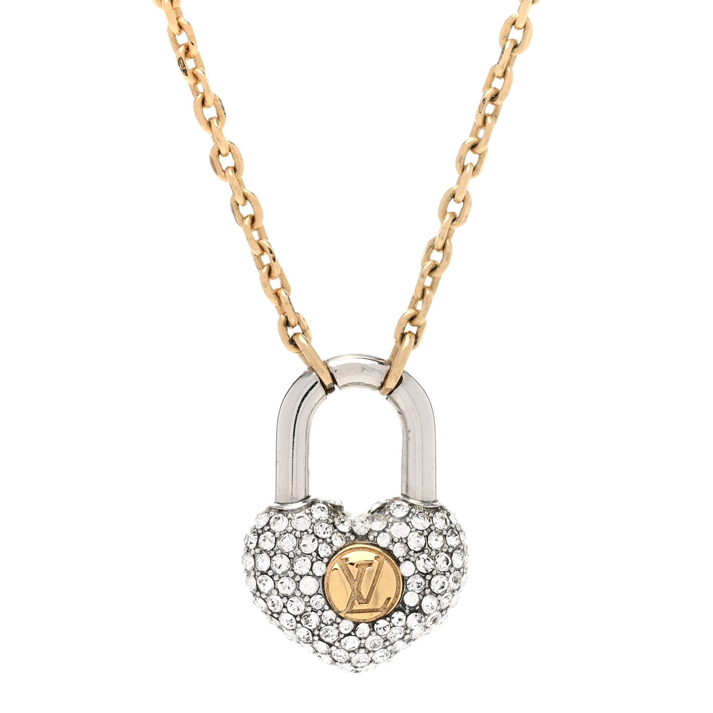Crystal Crazy In Lock Necklace