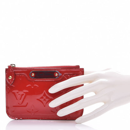 Louis Vuitton Vernis Key Pouch Cherry 2 of 7