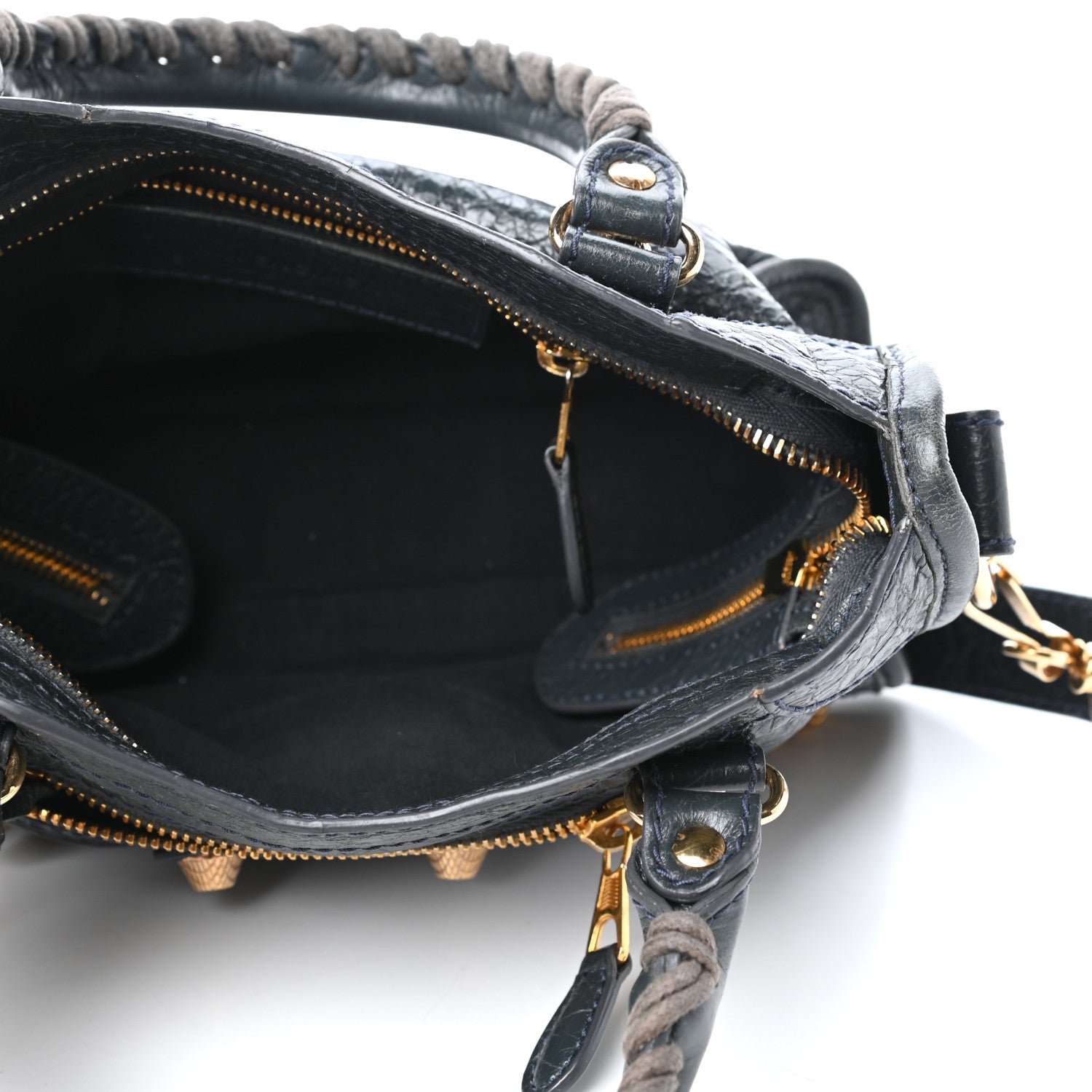 Balenciaga Agneau Giant 12 Gold Hardware Mini City Anthracite 6 of 10