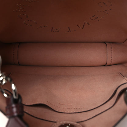 Stella McCartney Eco Alter Nappa Perforated Logo Mini Crossbody Blush Brown 5 of 10