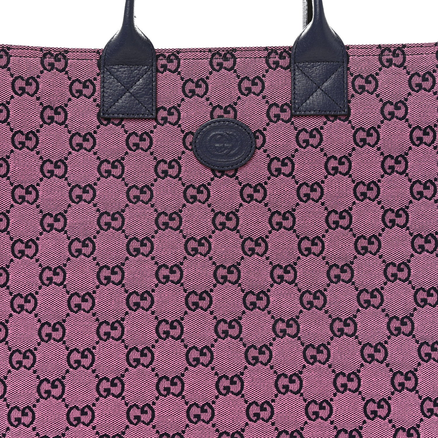Gucci Monogram Multicolor Small Retro Interlocking G Childrens Tote Pink Blue 8 of 10