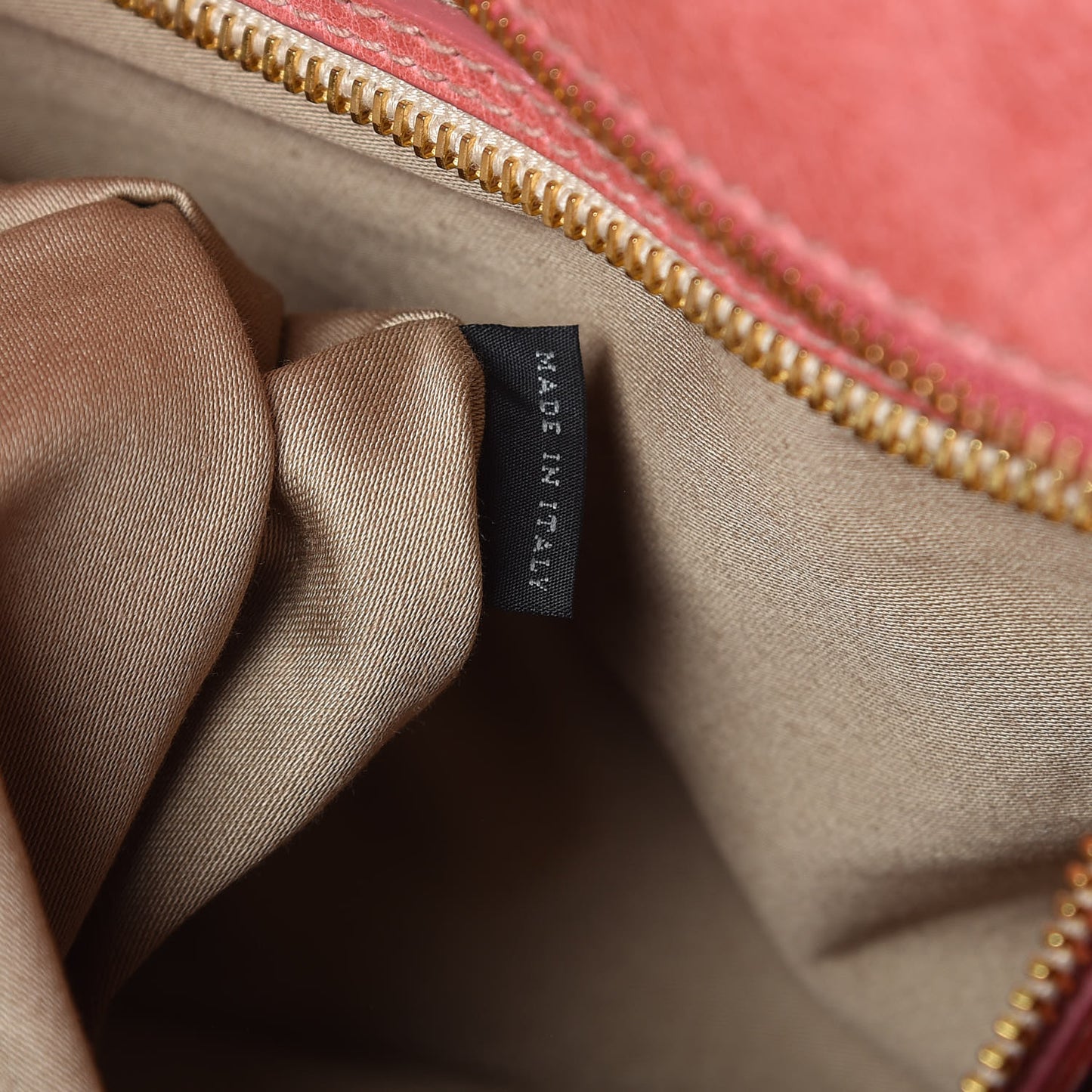 Vitello Lux Medium Bow Bag Rosa