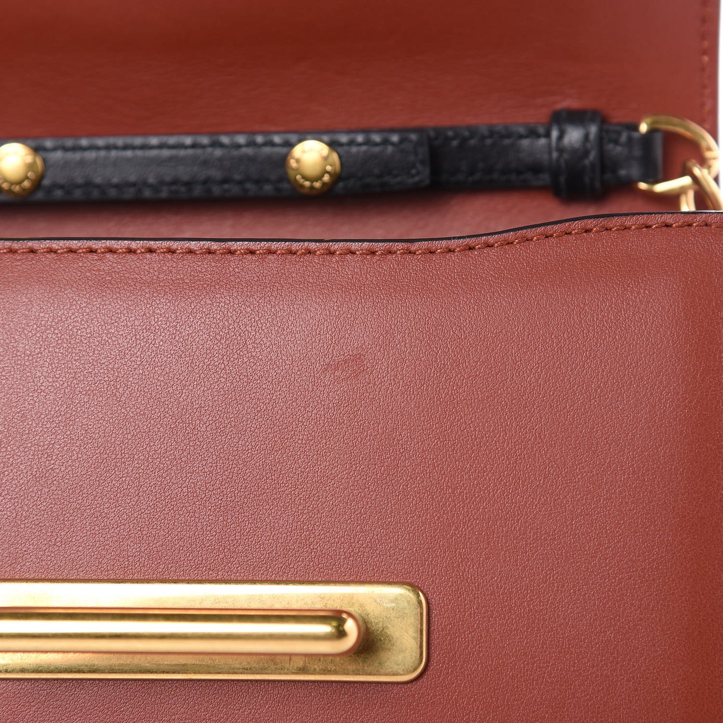 City Calf Saffiano Cahier Astrology Bag Cotto Black