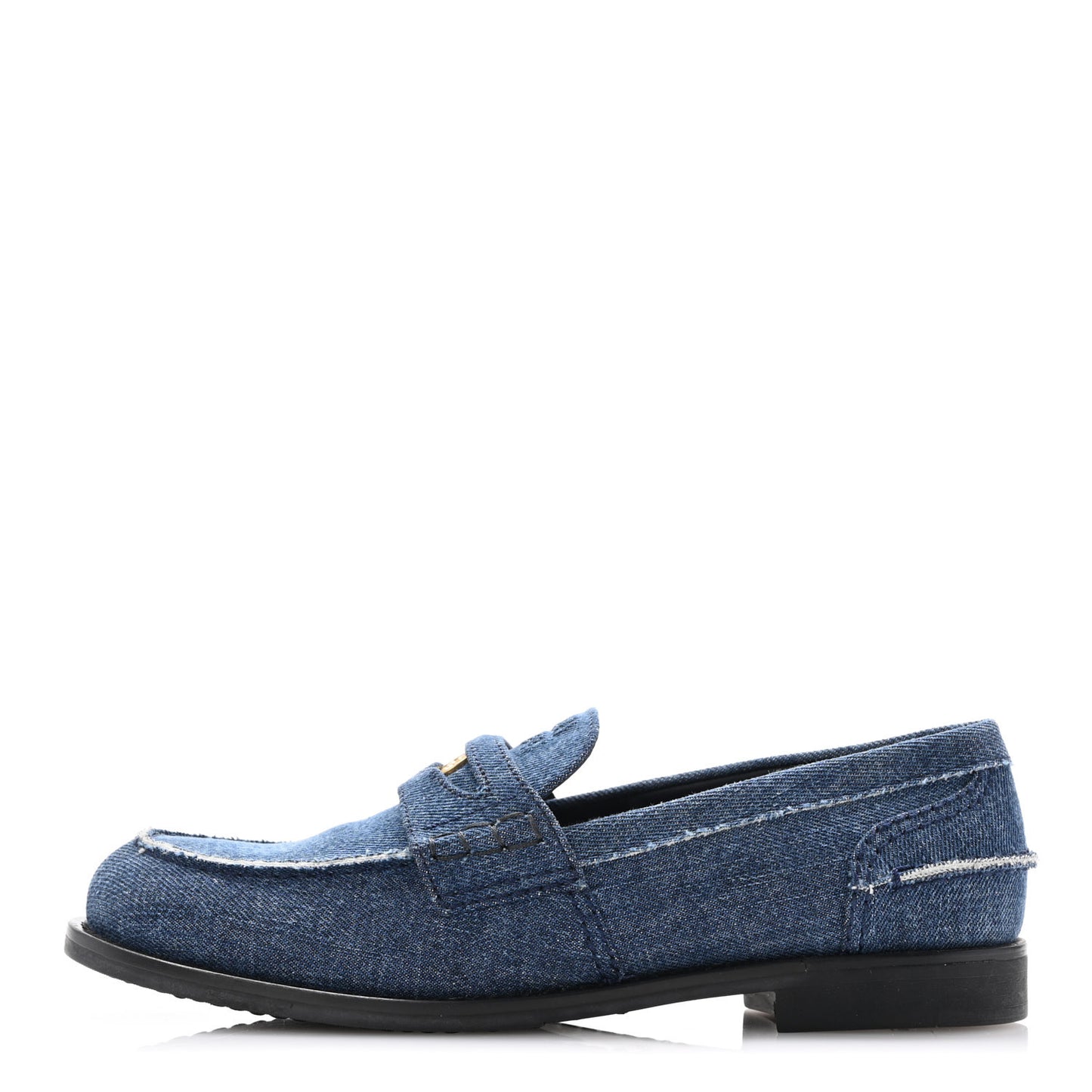 Denim Penny Loafer 38 Denim