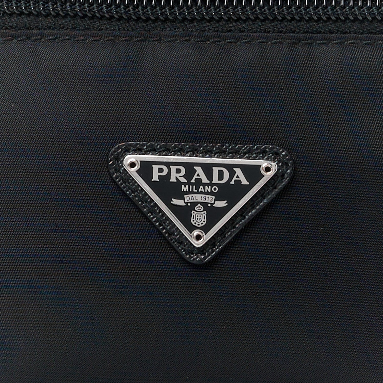 Prada Tessuto Nylon Pouch Black 9 of 12