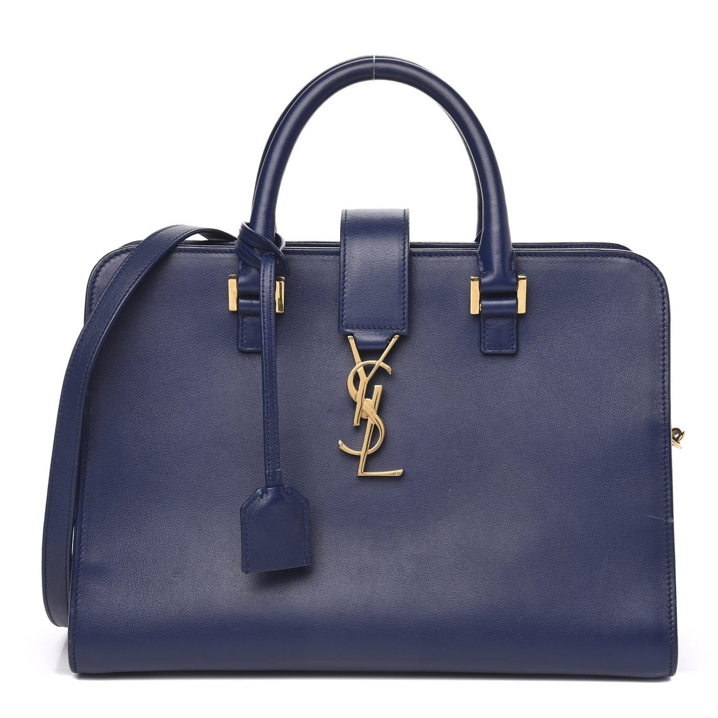 Smooth Calfskin Small Monogram Cabas Navy
