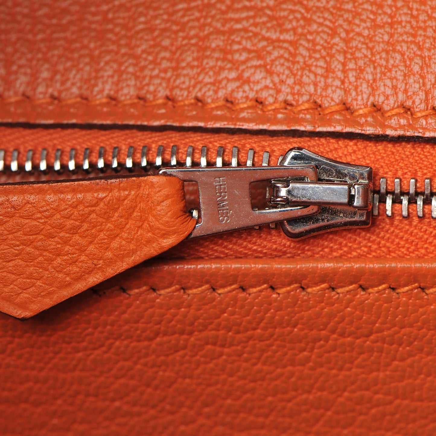 Epsom Birkin 35 Orange