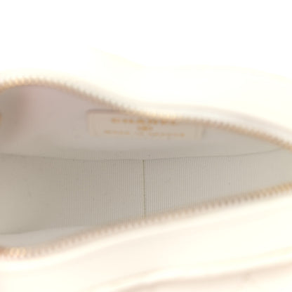 Chanel Lambskin Quilted CC In Love Heart Clutch With Chain White 5 of 10