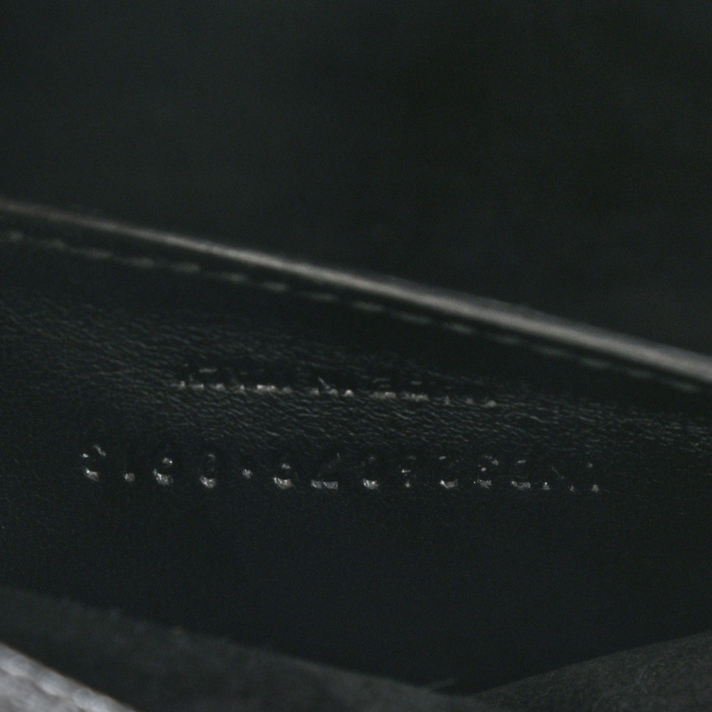 Textured Metallic Calfskin Classic Monogram Cassandre Clutch Silver