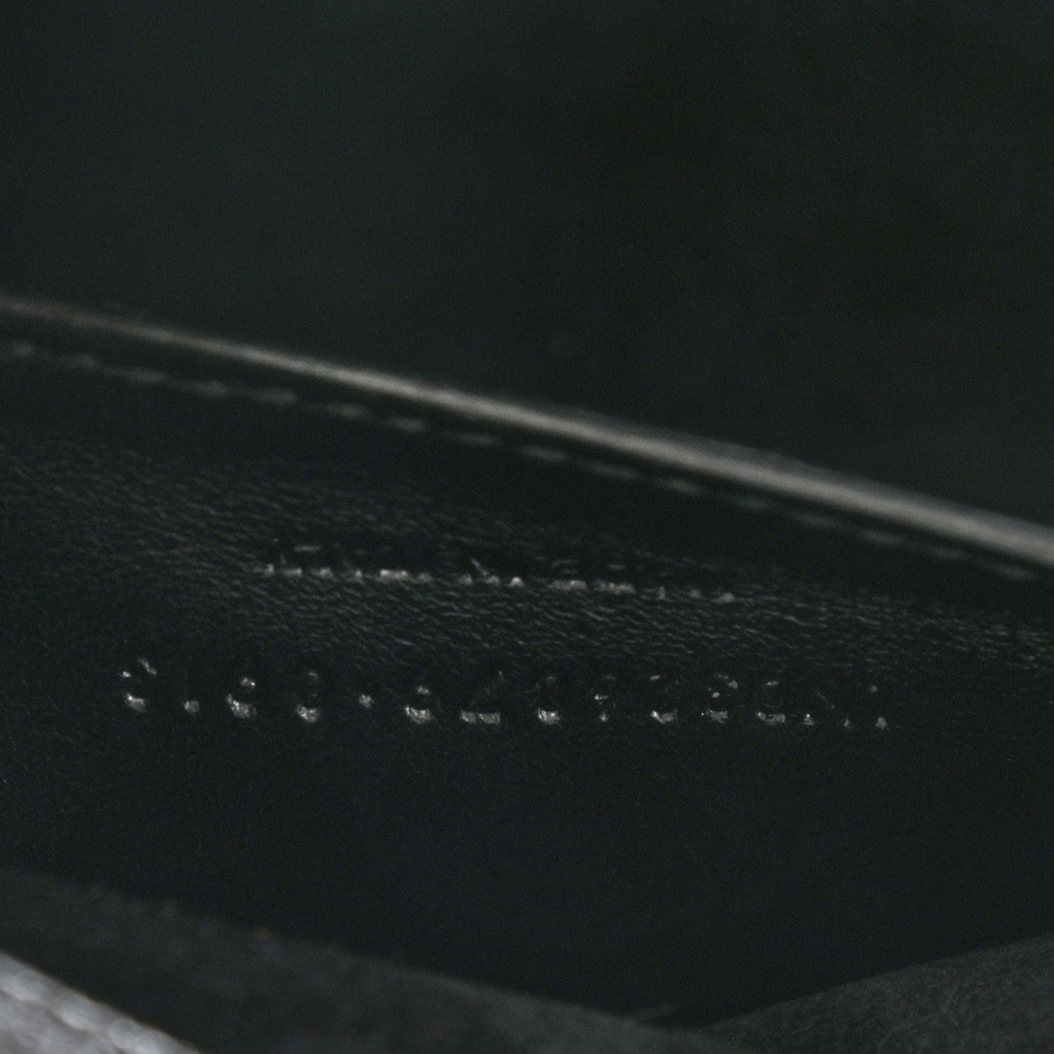 Saint Laurent Textured Metallic Calfskin Classic Monogram Cassandre Clutch Silver 7 of 9