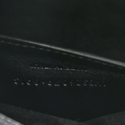 Saint Laurent Textured Metallic Calfskin Classic Monogram Cassandre Clutch Silver 7 of 9