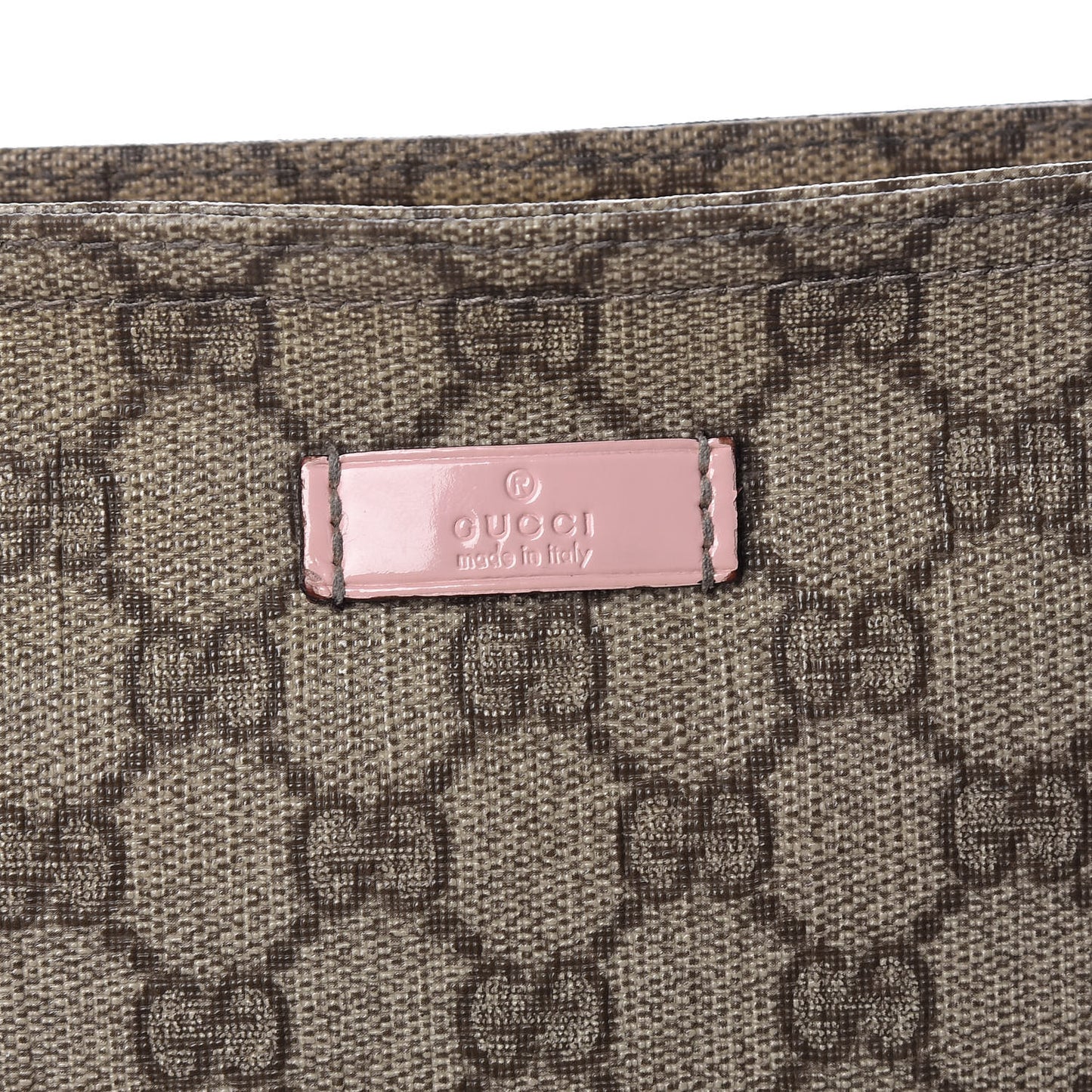 GG Supreme Monogram Medium Flat Messenger Bag Light Pink