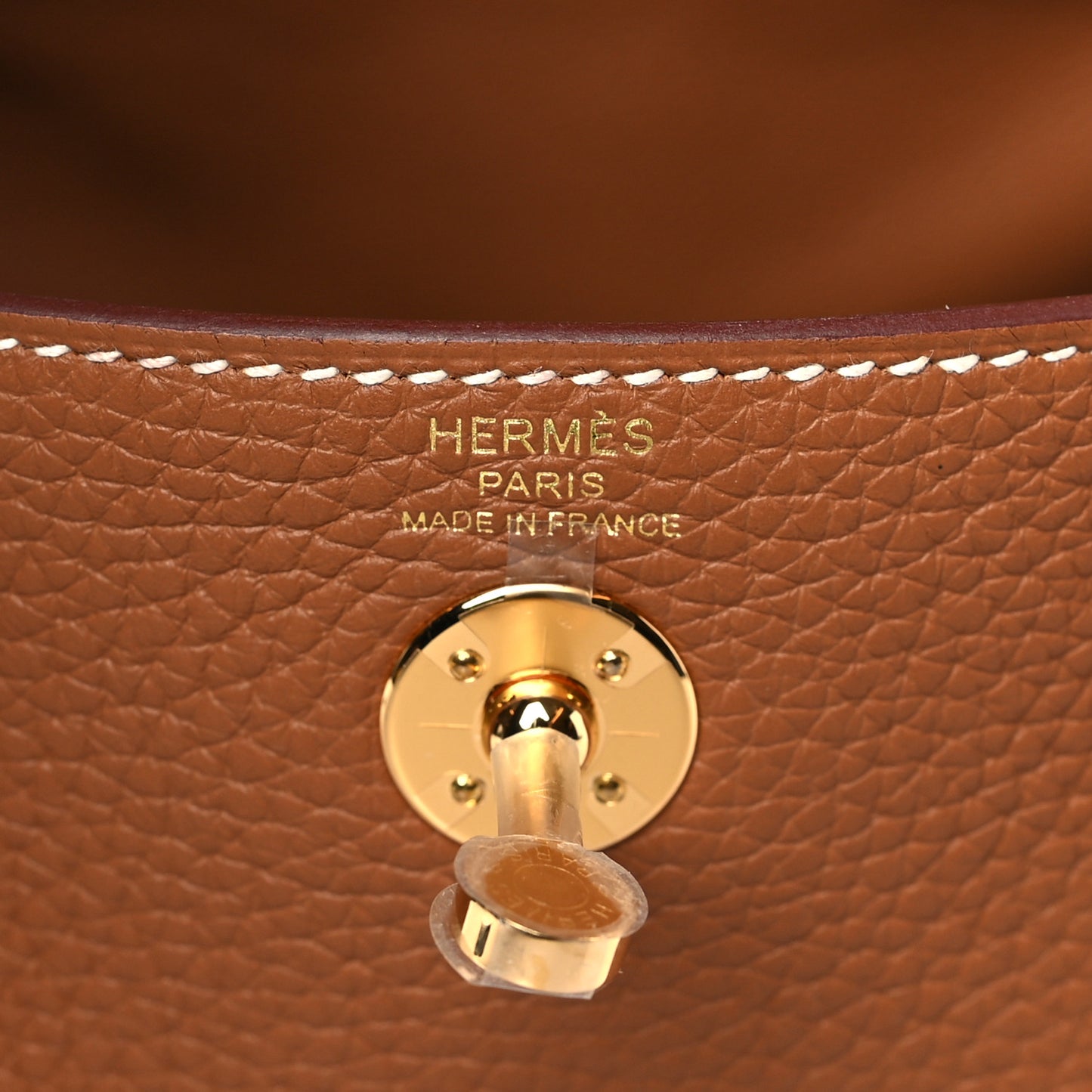 Taurillon Clemence Mini Lindy 20 Gold