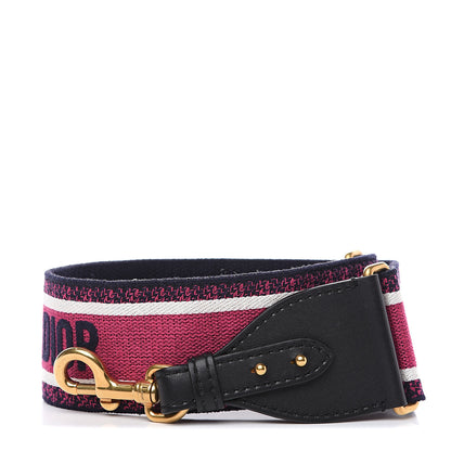Christian Dior Canvas Embroidered Shoulder Strap Multicolor 1 of 5