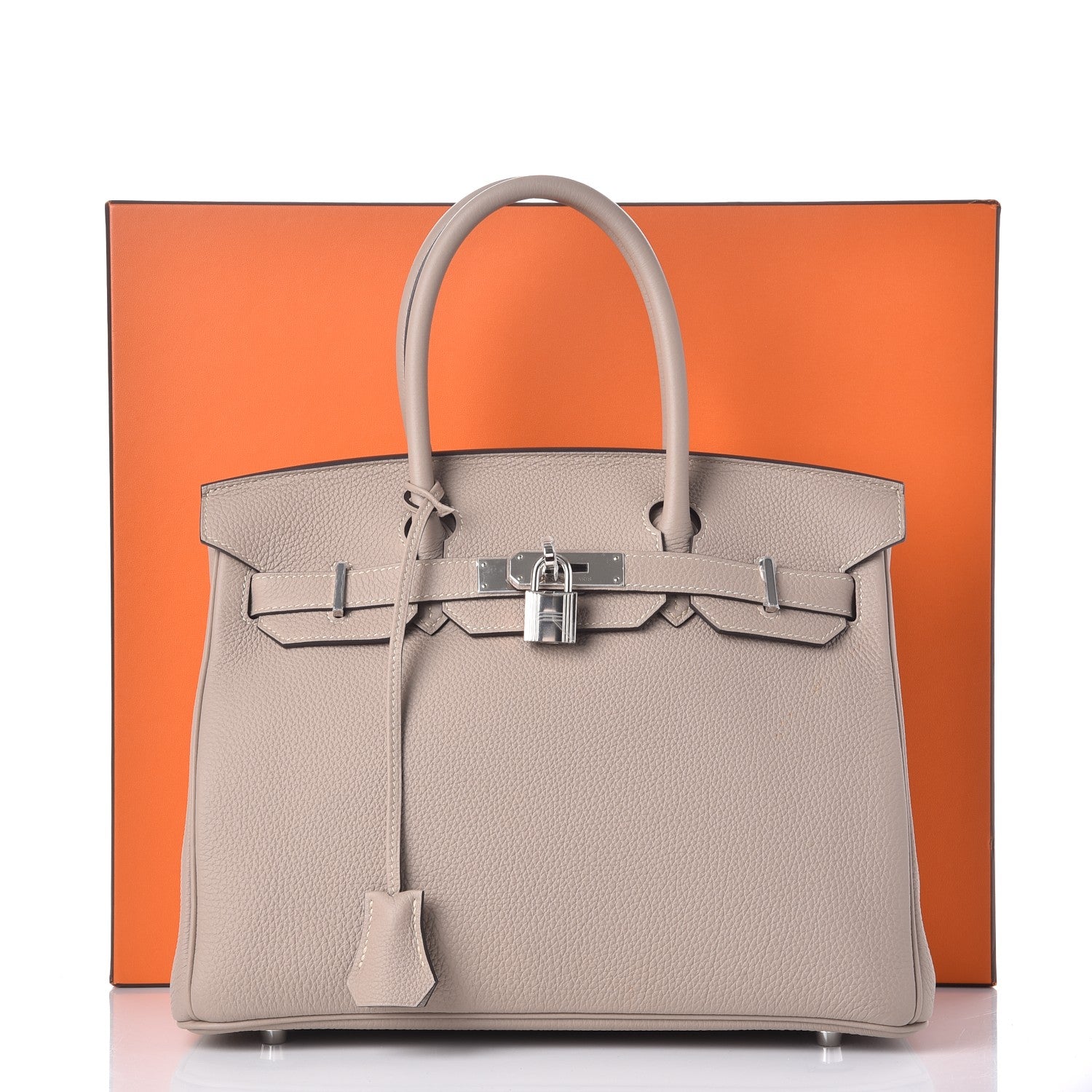 Hermes Togo Birkin 30 Gris Tourterelle 37 of 37