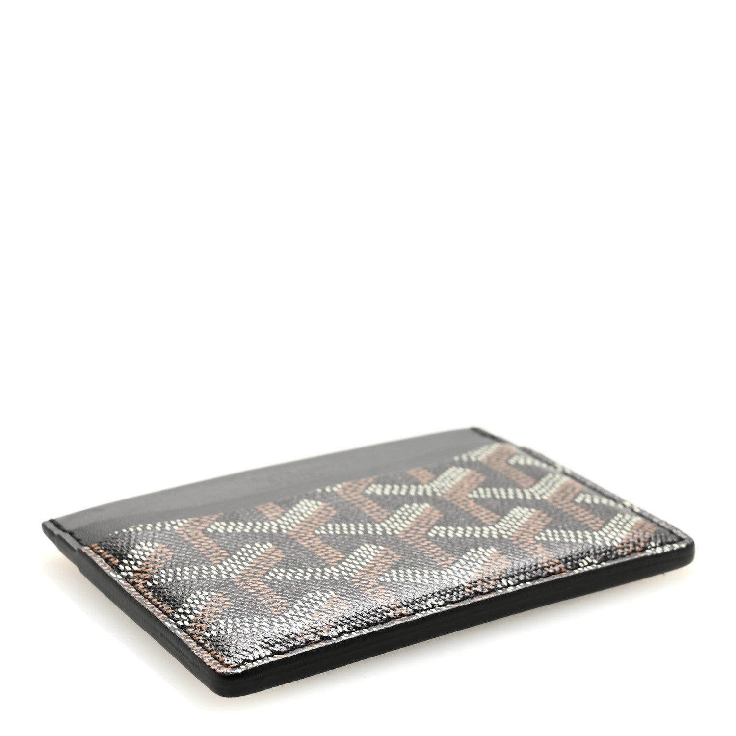 Goyard Goyardine Saint Sulpice Card Holder Black 4 of 7