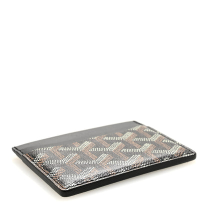 Goyard Goyardine Saint Sulpice Card Holder Black 4 of 7
