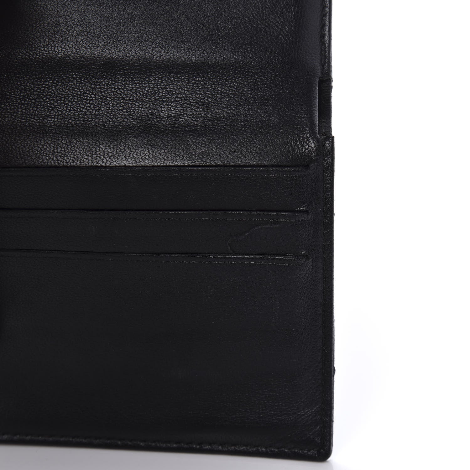 Chanel Lambskin Quilted Double Sided Wallet Black 10 of 12