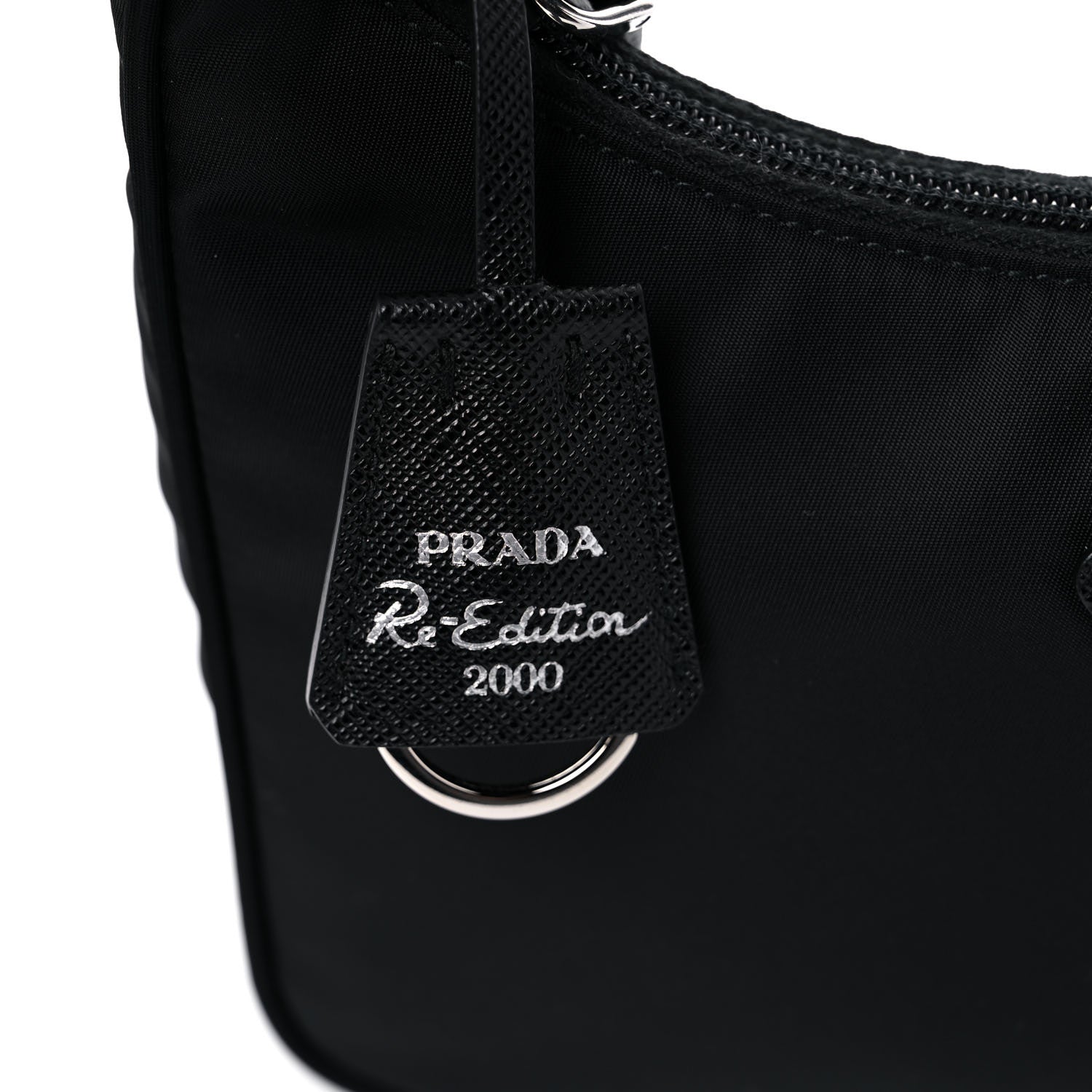 Prada Tessuto Nylon Mini Re-Edition 2000 Bag Black 10 of 11