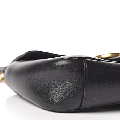 Gucci Calfskin Matelasse Mini GG Marmont Shoulder Bag Black 9 of 11