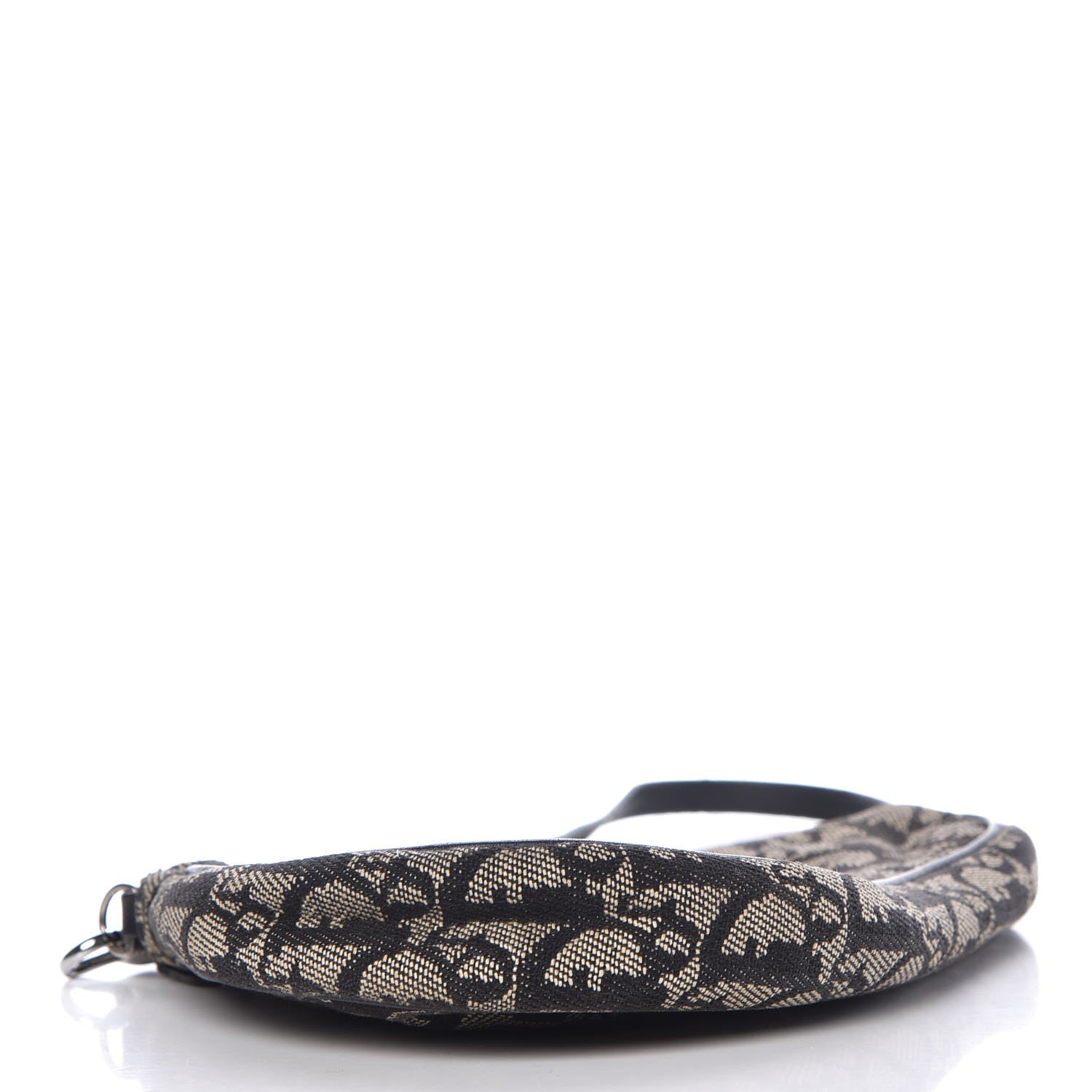 Christian Dior Monogram Mini Saddle Pochette Black 4 of 11