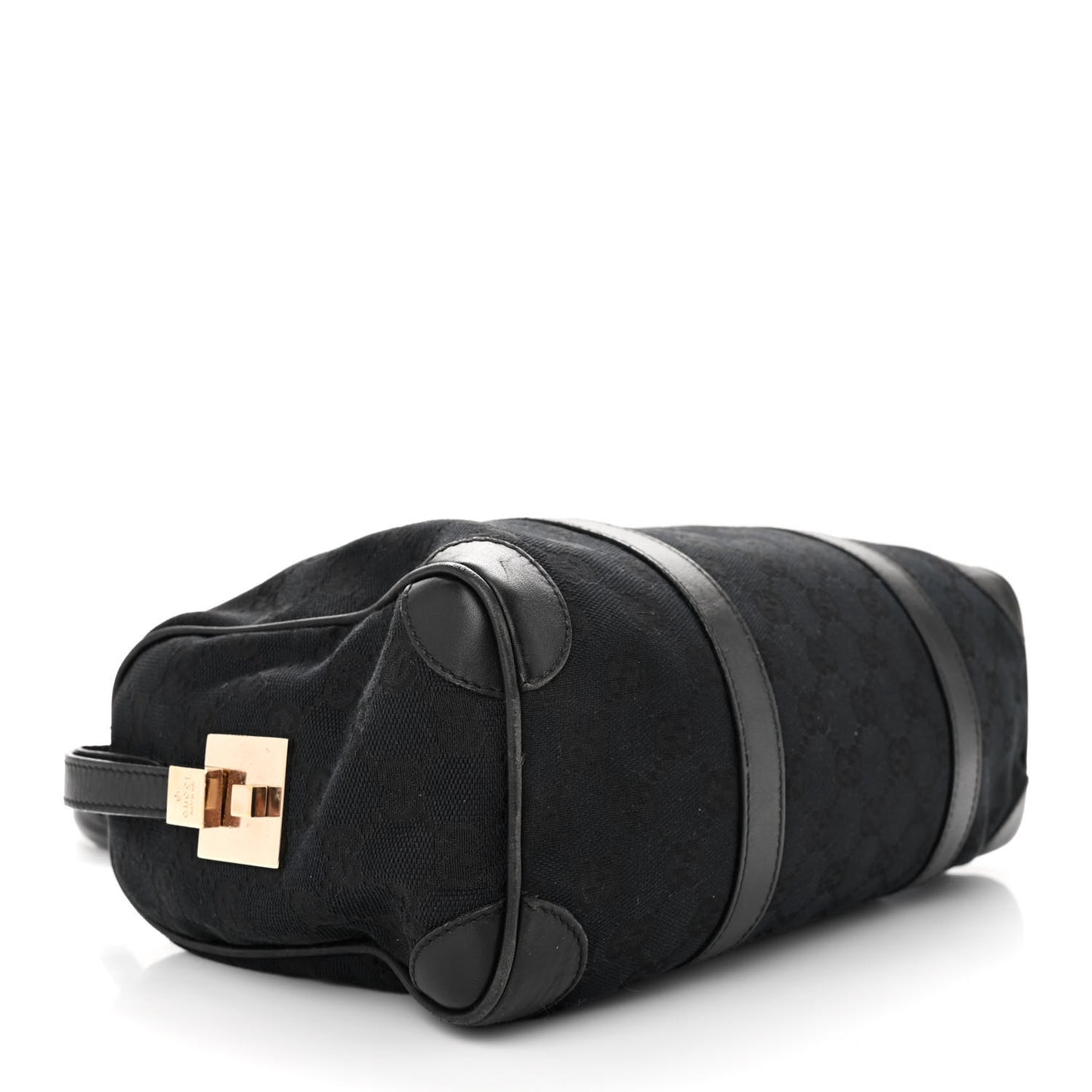 Monogram Medium Boston Bag Black