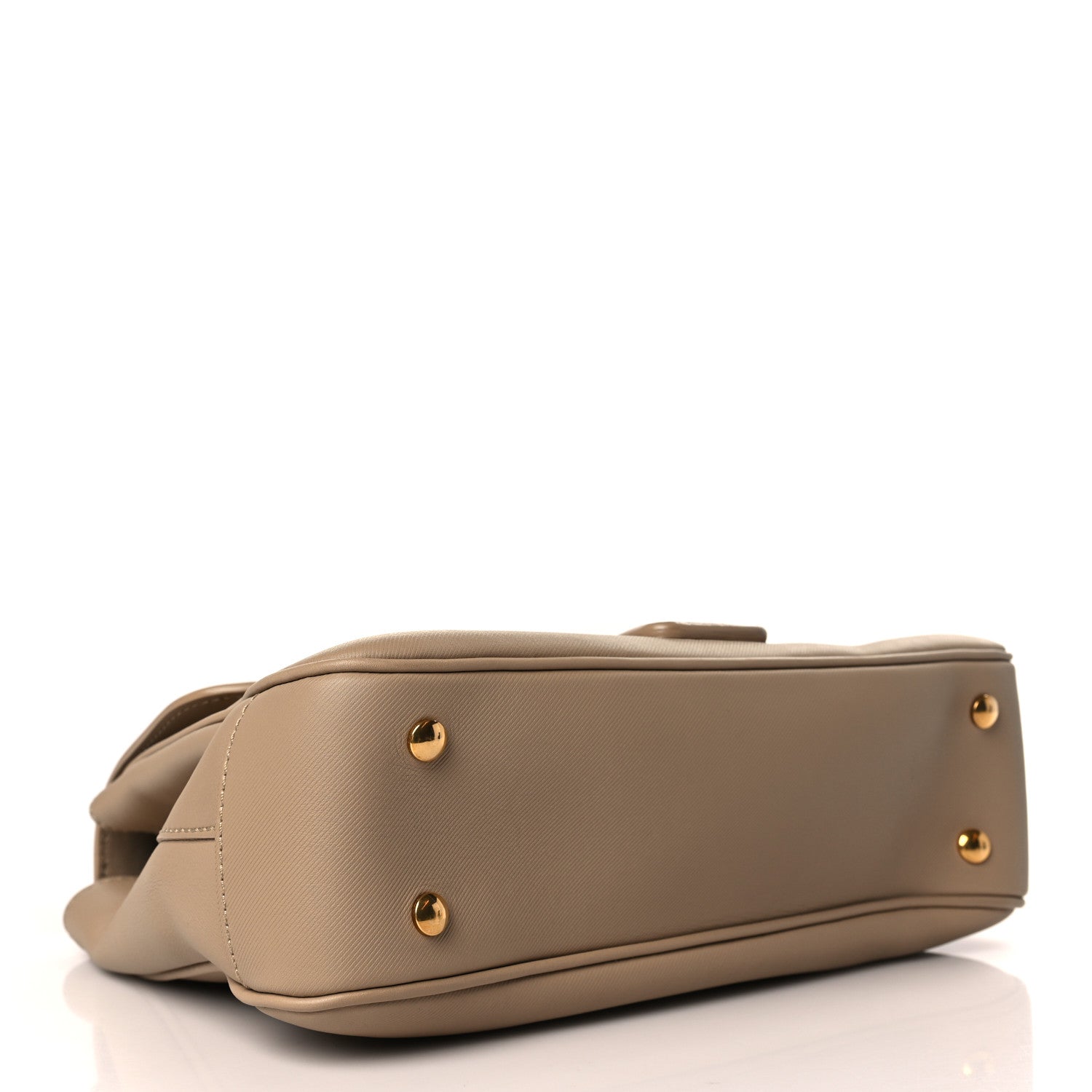 Burberry Trench Calfskin Medium DK88 Top Handle Bag Honey 3 of 7