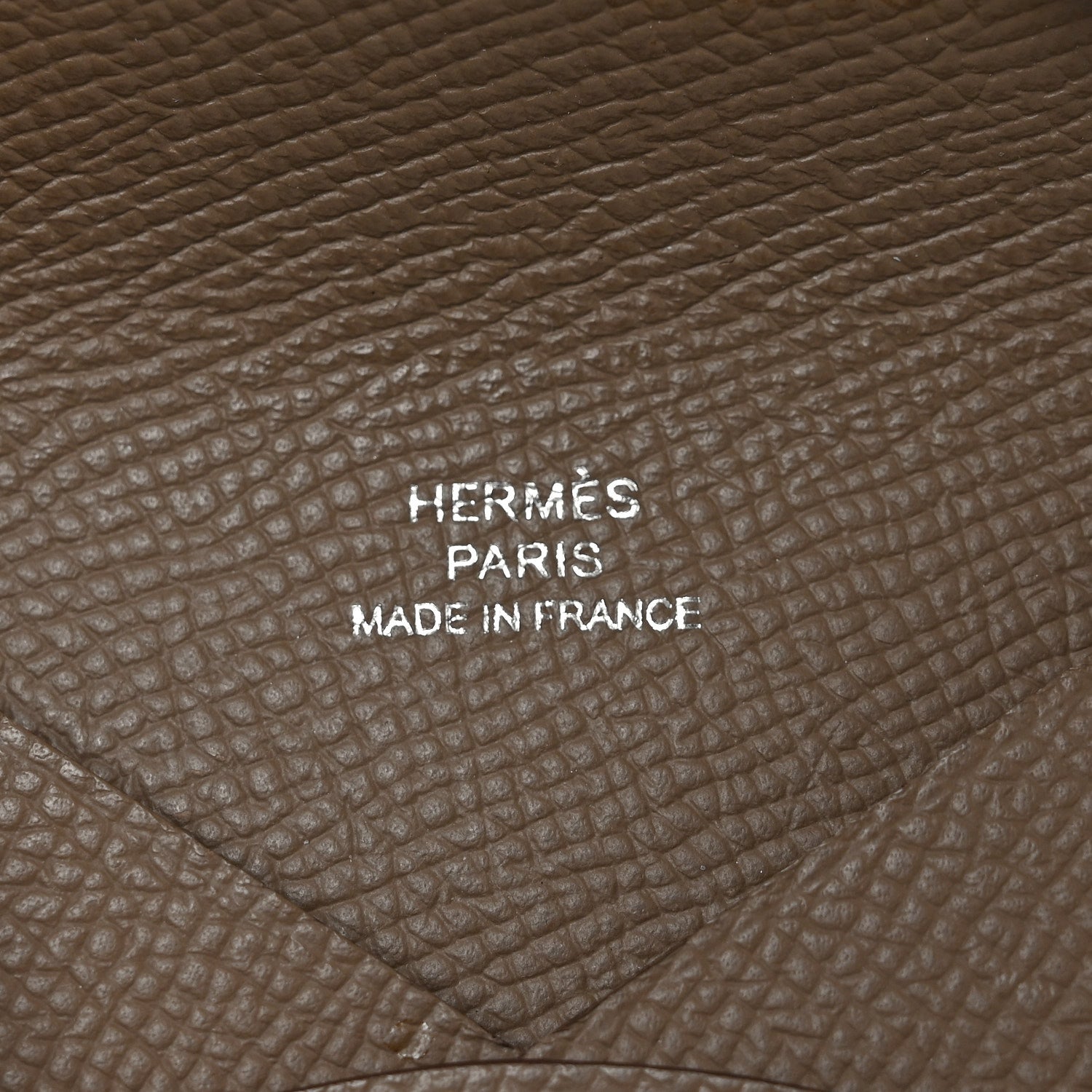 Hermes Epsom Calvi Card Case Etoupe 6 of 8