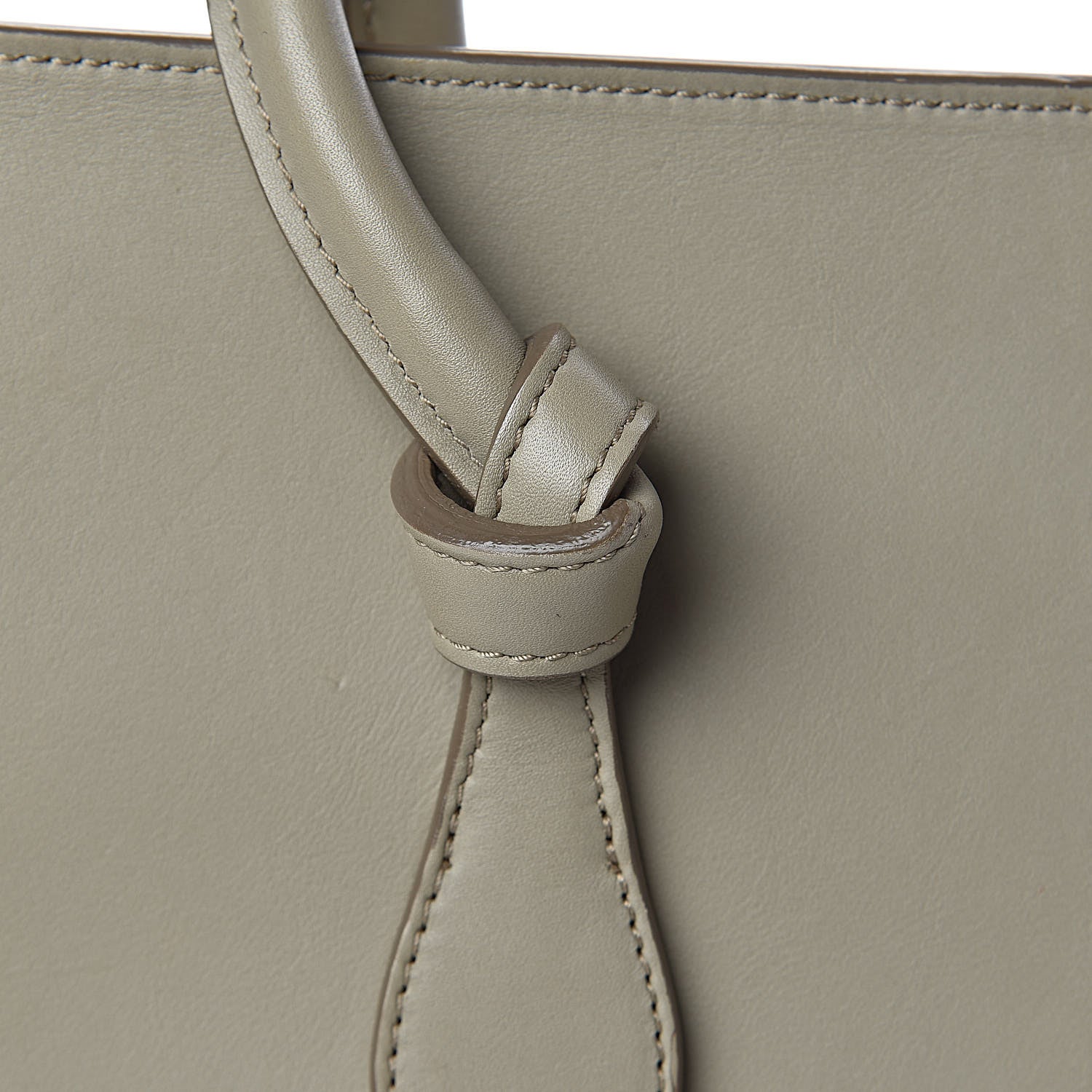 Celine Smooth Calfskin Mini Tie Knot Tote Light Taupe 17 of 20