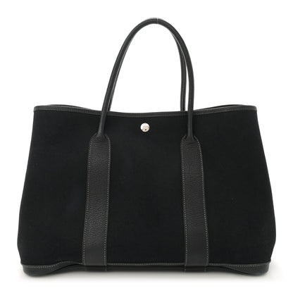 Hermes Toile Negonda Garden Party Tote 36 MM Black 1 of 14