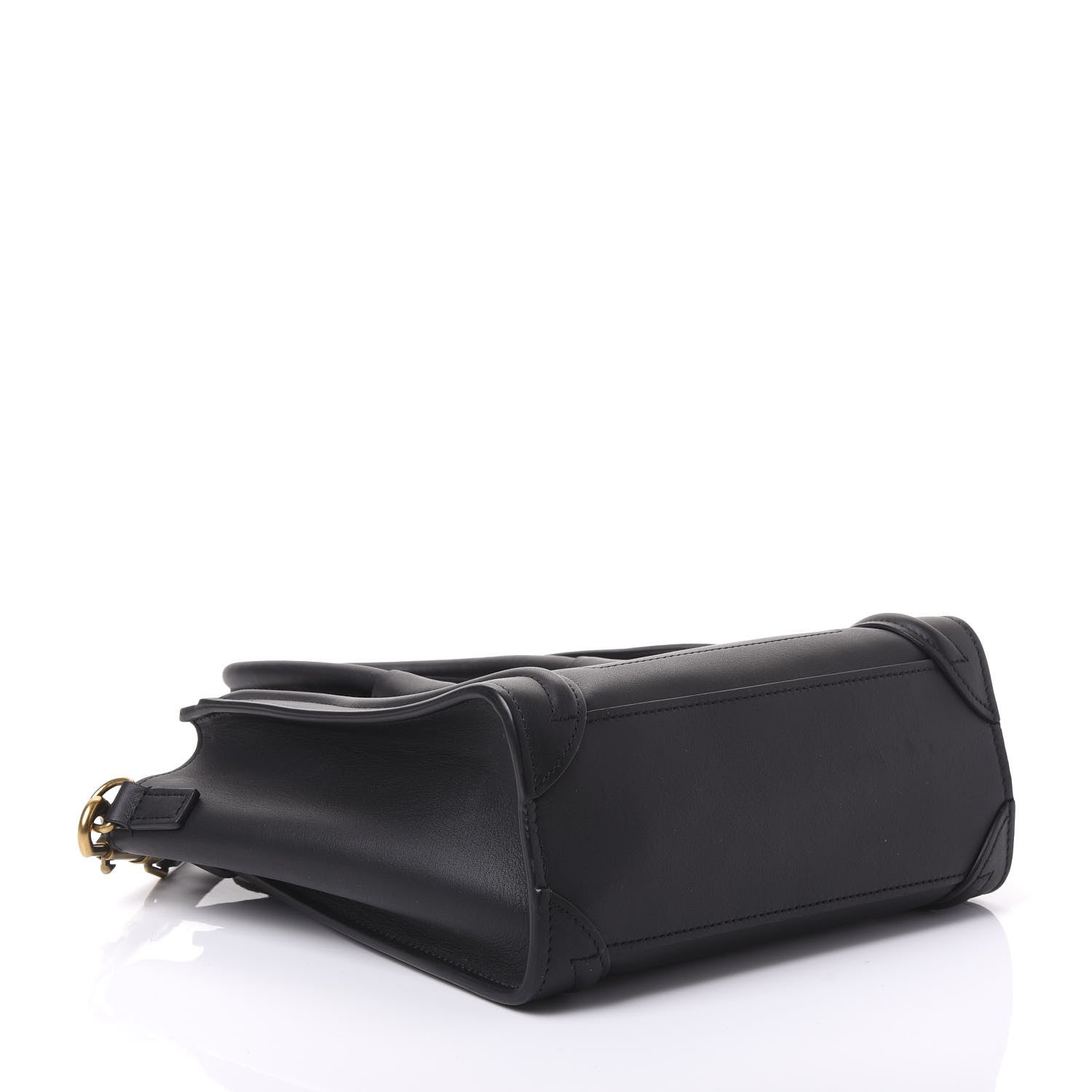 Celine Smooth Calfskin Nano Luggage Black 3 of 9