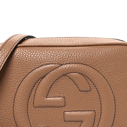 Gucci Pebbled Calfskin Small Soho Disco Bag Camelia 8 of 10