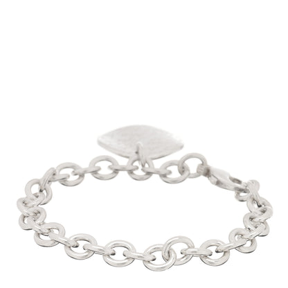 Tiffany Sterling Silver Notes Round Tag Charm Bracelet 2 of 3