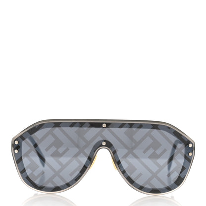 Fendi FF Fabulous Shield Sunglasses FF M0039/G/S Black 2 of 7