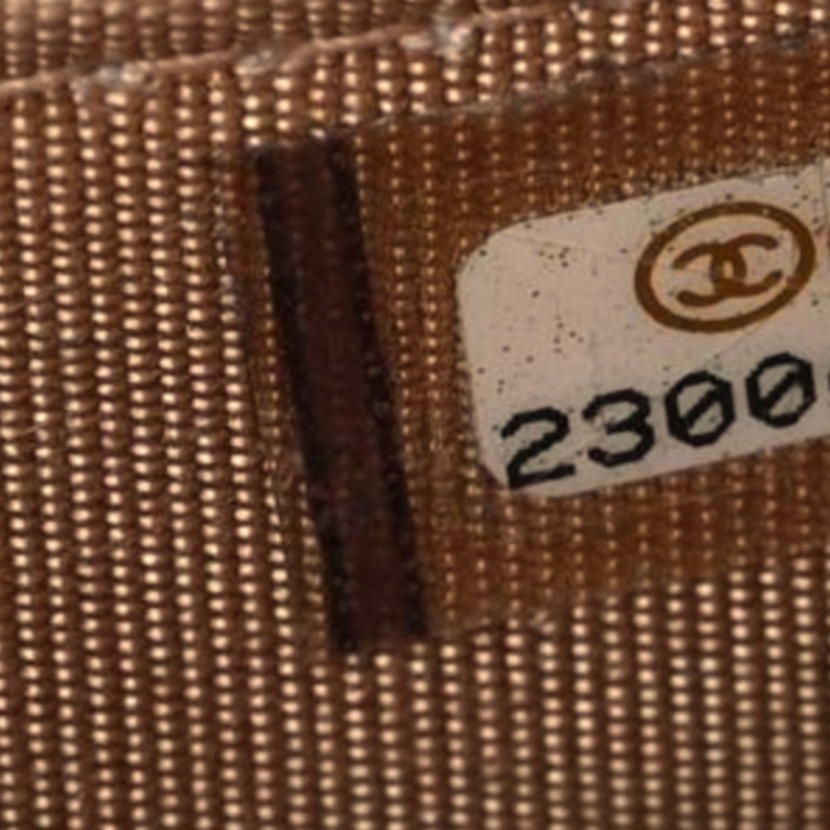 Chanel Calfskin Chevron Quilted Wallet On Chain WOC Beige 15 of 19