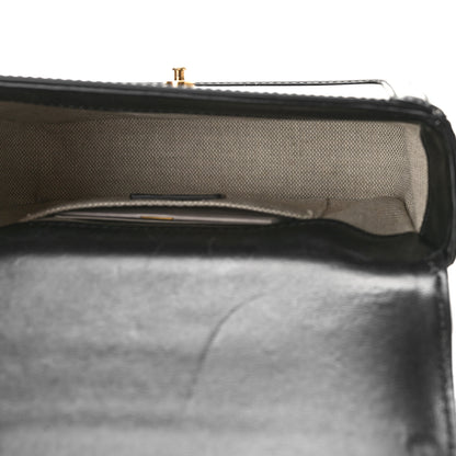 Jimmy Choo Box Calfskin Diamond Crossbody Bag Black 5 of 8