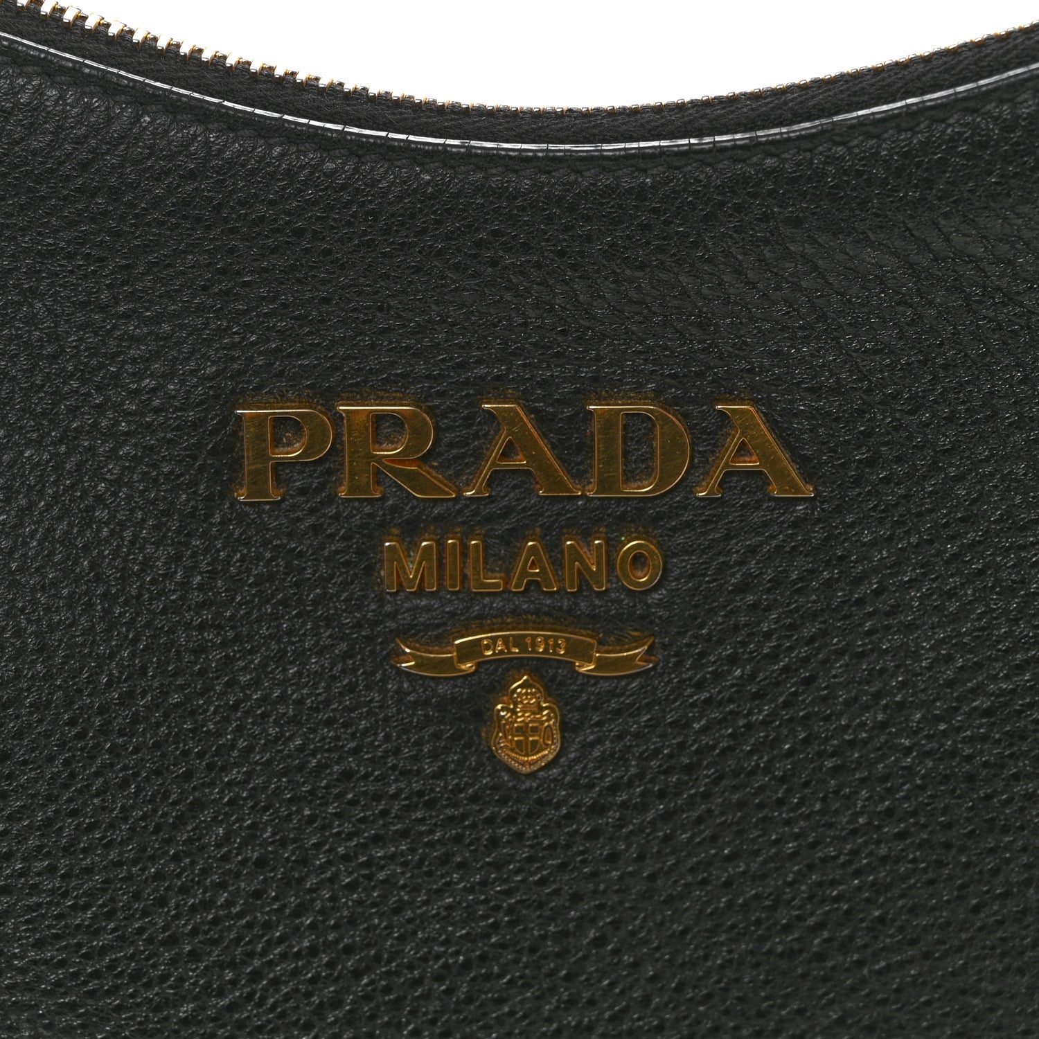 Prada Vitello Phenix Zippered Messenger Hobo Black 12 of 16