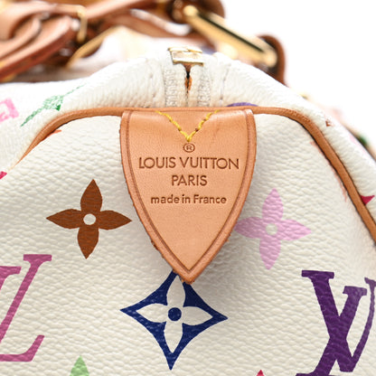 Louis Vuitton Monogram Multicolor Keepall 45 White 6 of 13