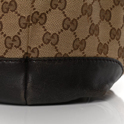 Gucci Monogram Medium Sukey Top Handle Dark Brown 17 of 28