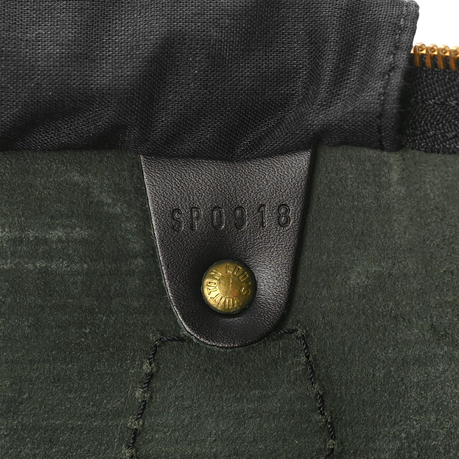 Louis Vuitton Epi Speedy 35 Black 6 of 9