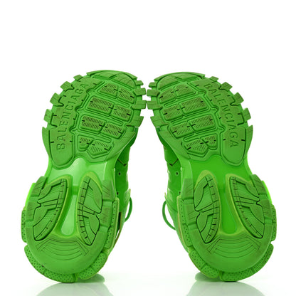 Balenciaga Mesh Nylon Mens Track Sneakers 40 Monocolor Fluo Green 5 of 8