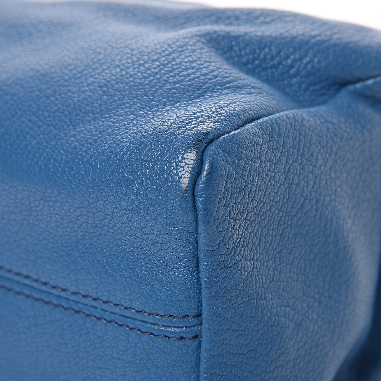 Sugar Goatskin Pandora Wristlet Mineral Blue