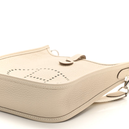 Hermes Taurillon Clemence Evelyne TPM Craie 10 of 11