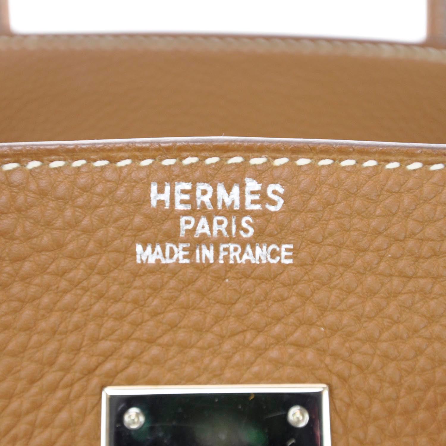 Hermes Togo Birkin 35 Gold 8 of 10